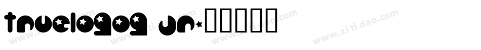 truelogog jr字体转换